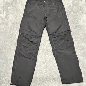 Kuhl Liberator Stealth Convertible Pants Mens 38x34 Gray Hike Performance Nylon